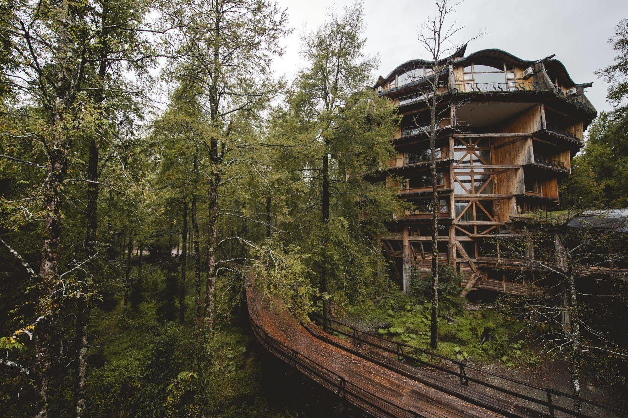 Huilo Huilo Nothofagus Hotel & Spa Puerto Fuy Exterior photo